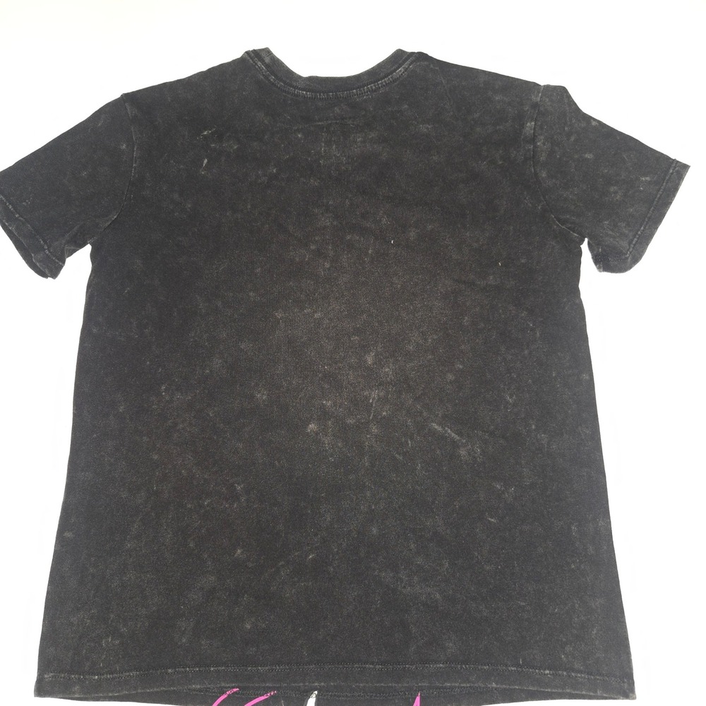 Betty Boop Graphic T-Shirt XS Black Mineral Wash Feisty and Bold Angel Boop NWT - Picture 2 of 5